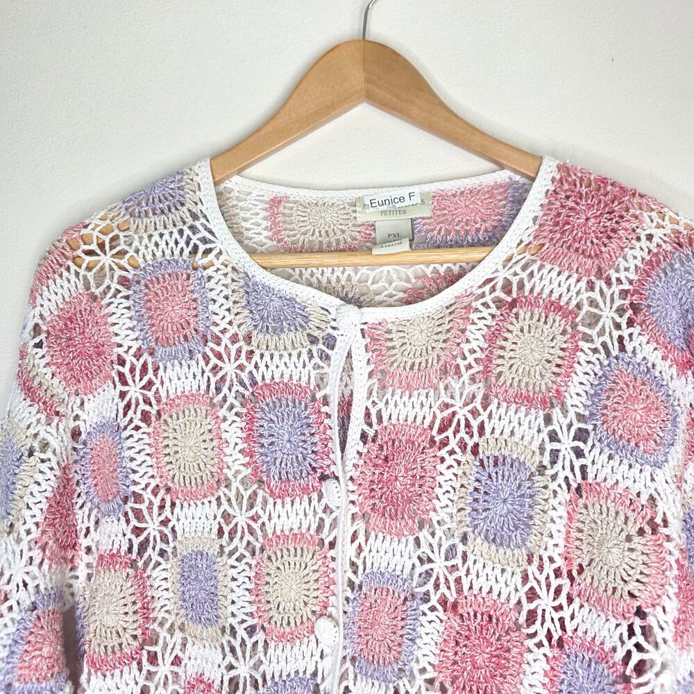 Appleseed’s Grannycore Crochet Patchwork Cardigan… - image 4